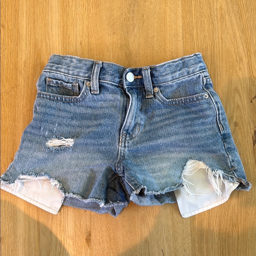 Denim Distressed Women Shorts